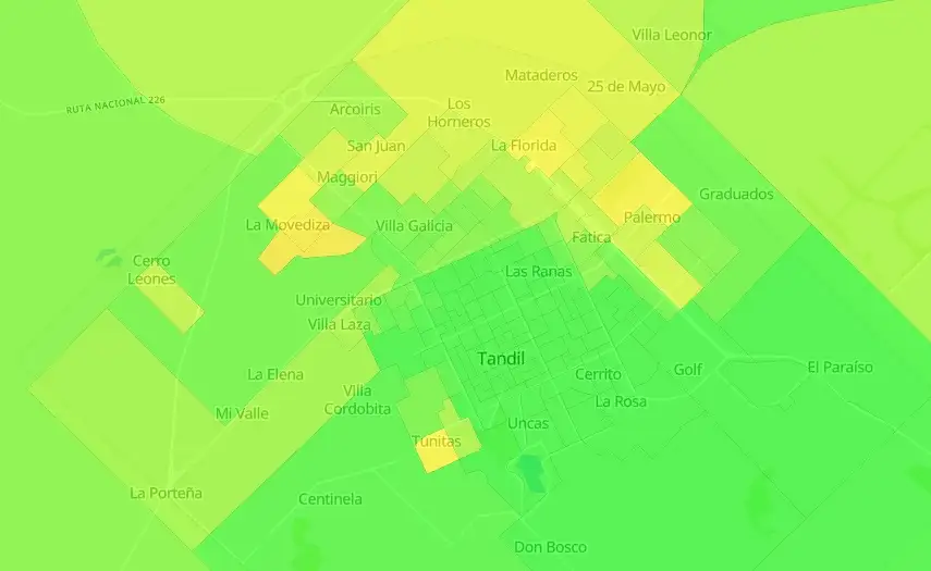 Desigualdades internas: ¿Cuáles son los barrios de Tandil con mejor calidad de vida?