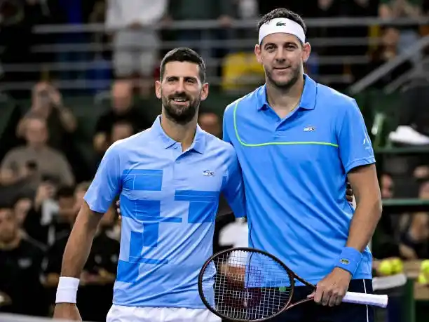 Emotivo reencuentro de “Nole” con Del Potro