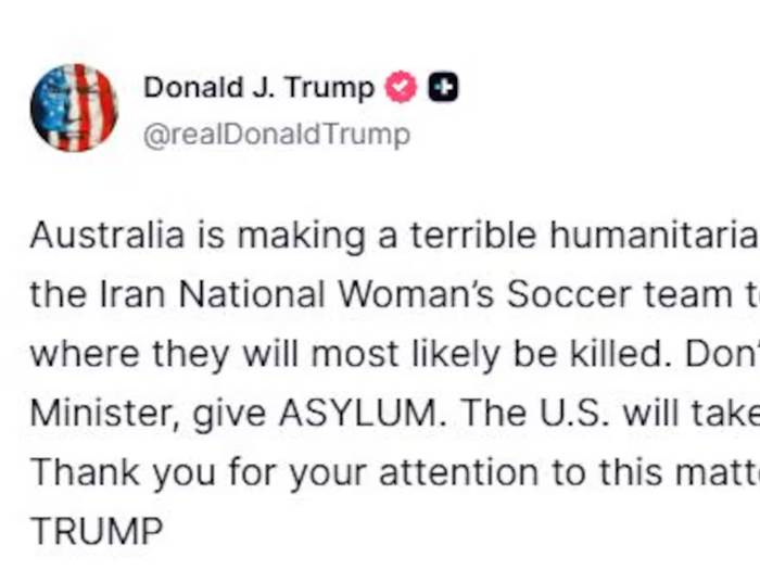 El mensaje de D.Trump.