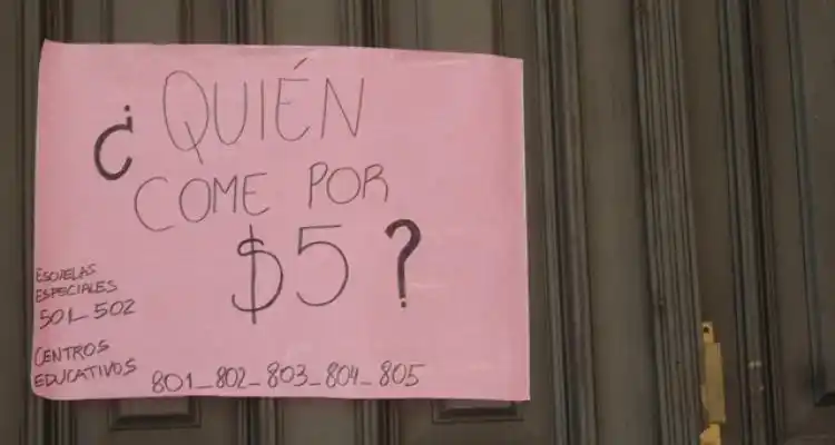 Petitorio por la situación de los comedores escolares