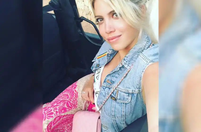 Wanda Nara posó junto a su lujoso auto nuevo y dejó un sugestivo mensaje
