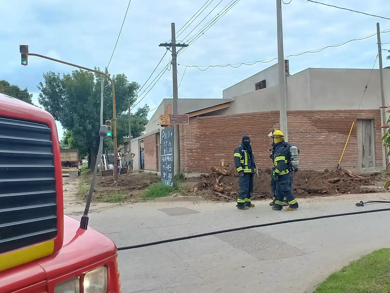 Bomberos acudió ante una alerta desde la zona.
