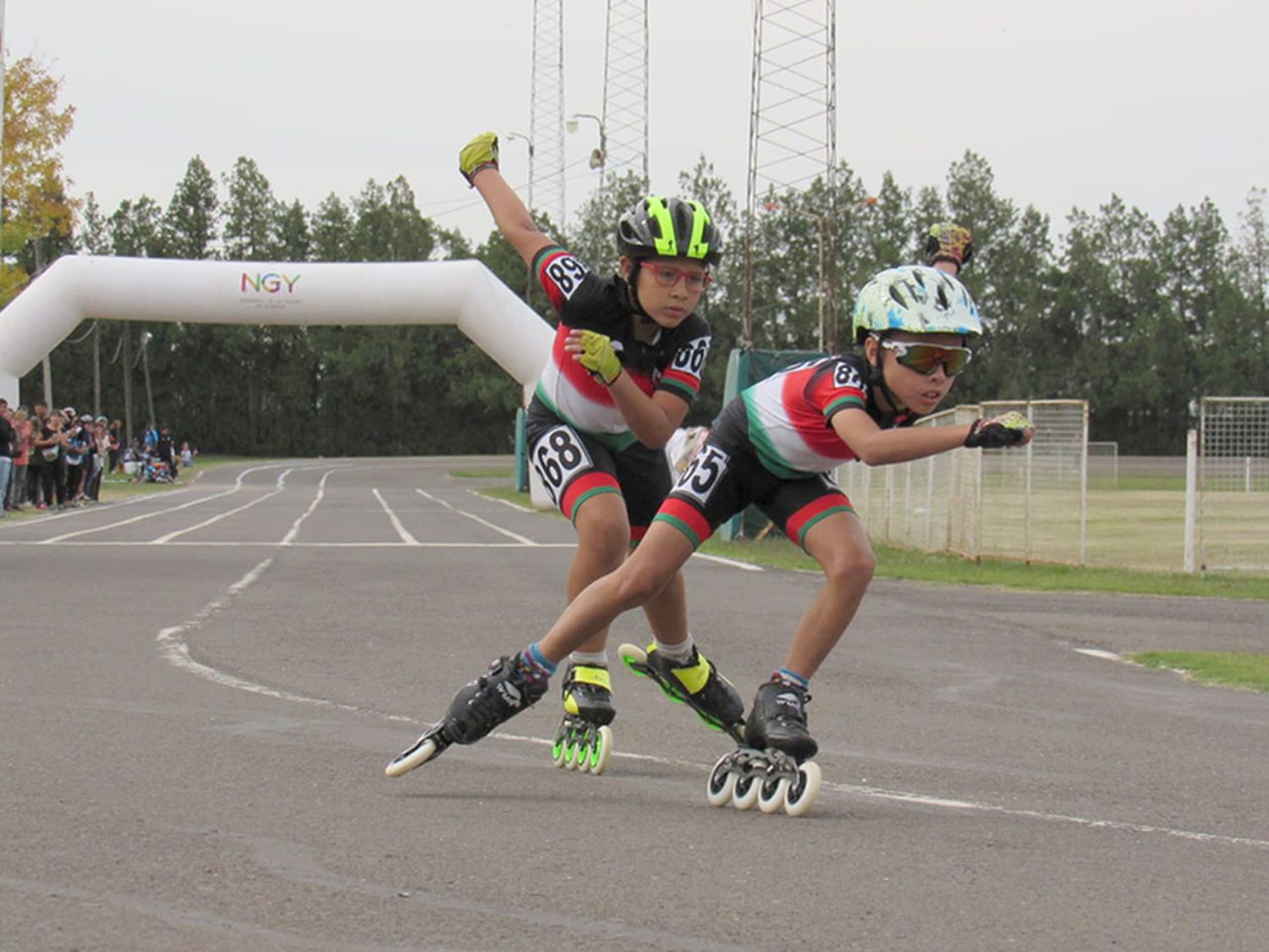 El patín carrera desembarca en Nogoyá