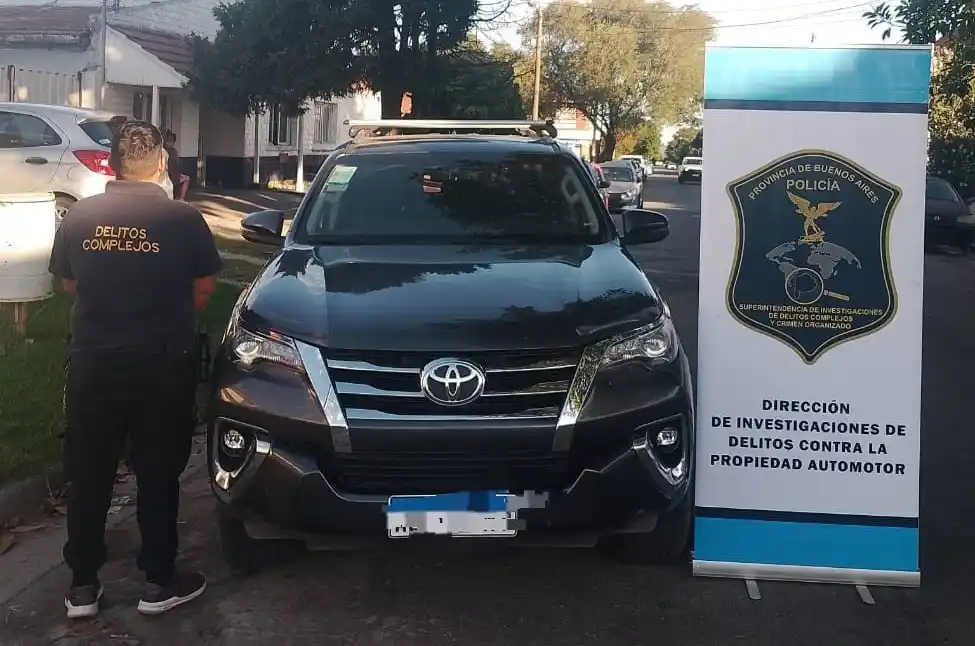 La camioneta había sido robada en enero en la zona de Playa Grande.