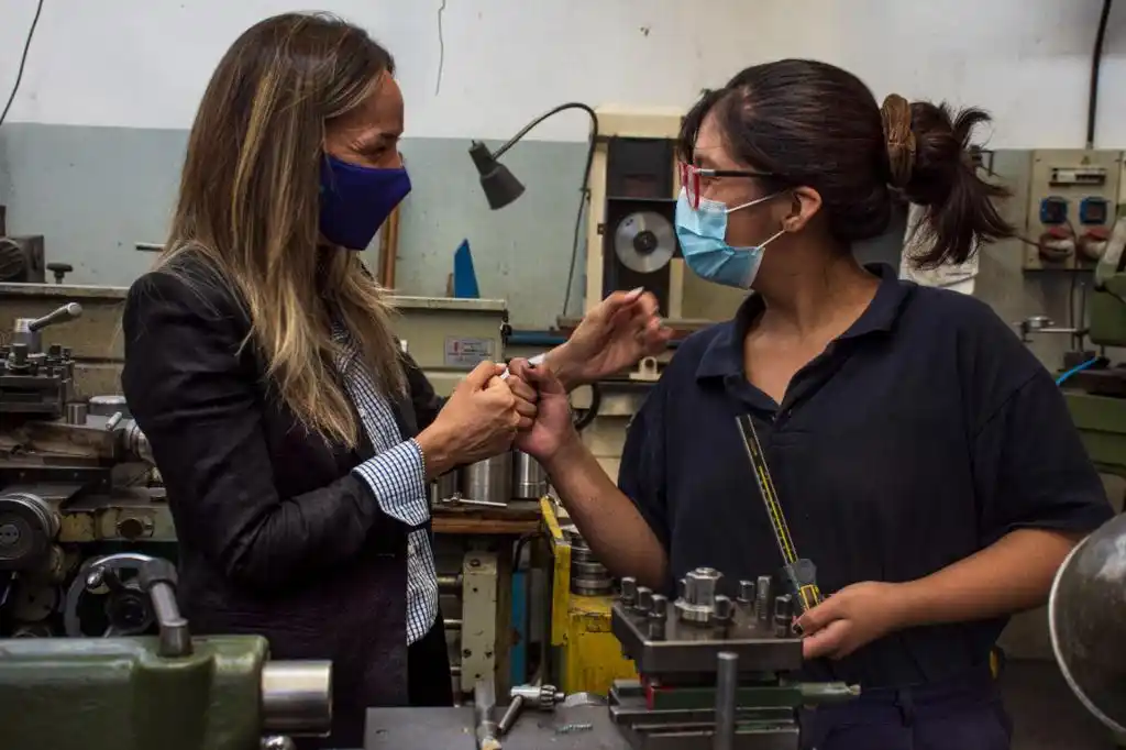 Galmarini en Tres de Febrero: “Esto no es empresarios por un lado y trabajadores por otro"