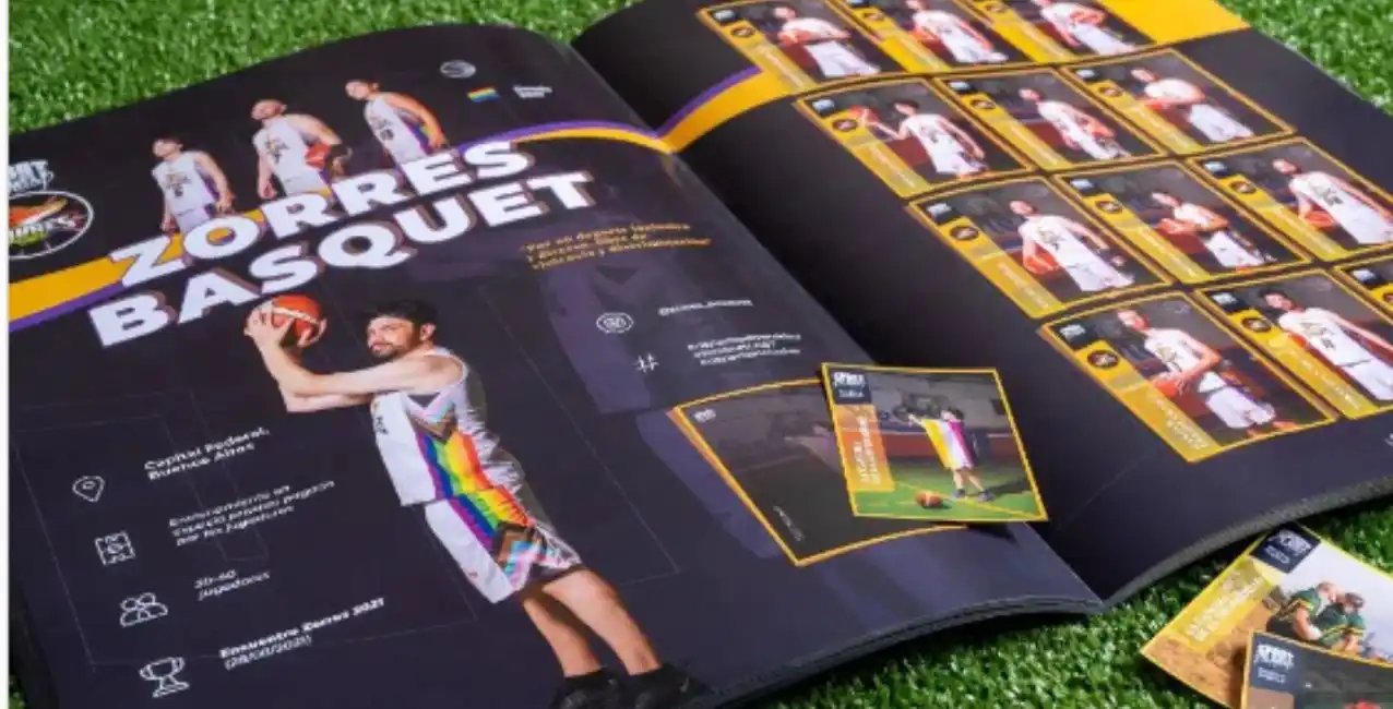 Un fotógrafo lanzó un álbum de figuritas LGBTIQ+ para promover un deporte más inclusivo