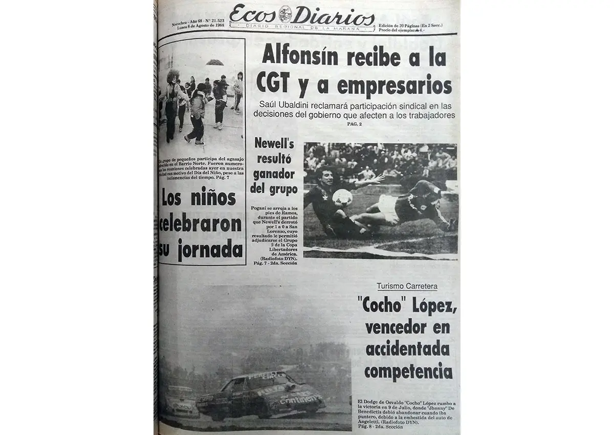 Lunes 8 de agosto de 1988