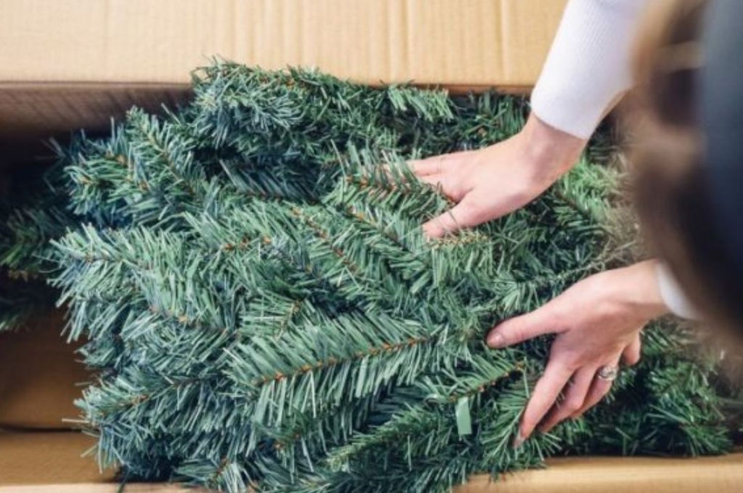 Cómo limpiar tu árbol de Navidad antes de decorarlo