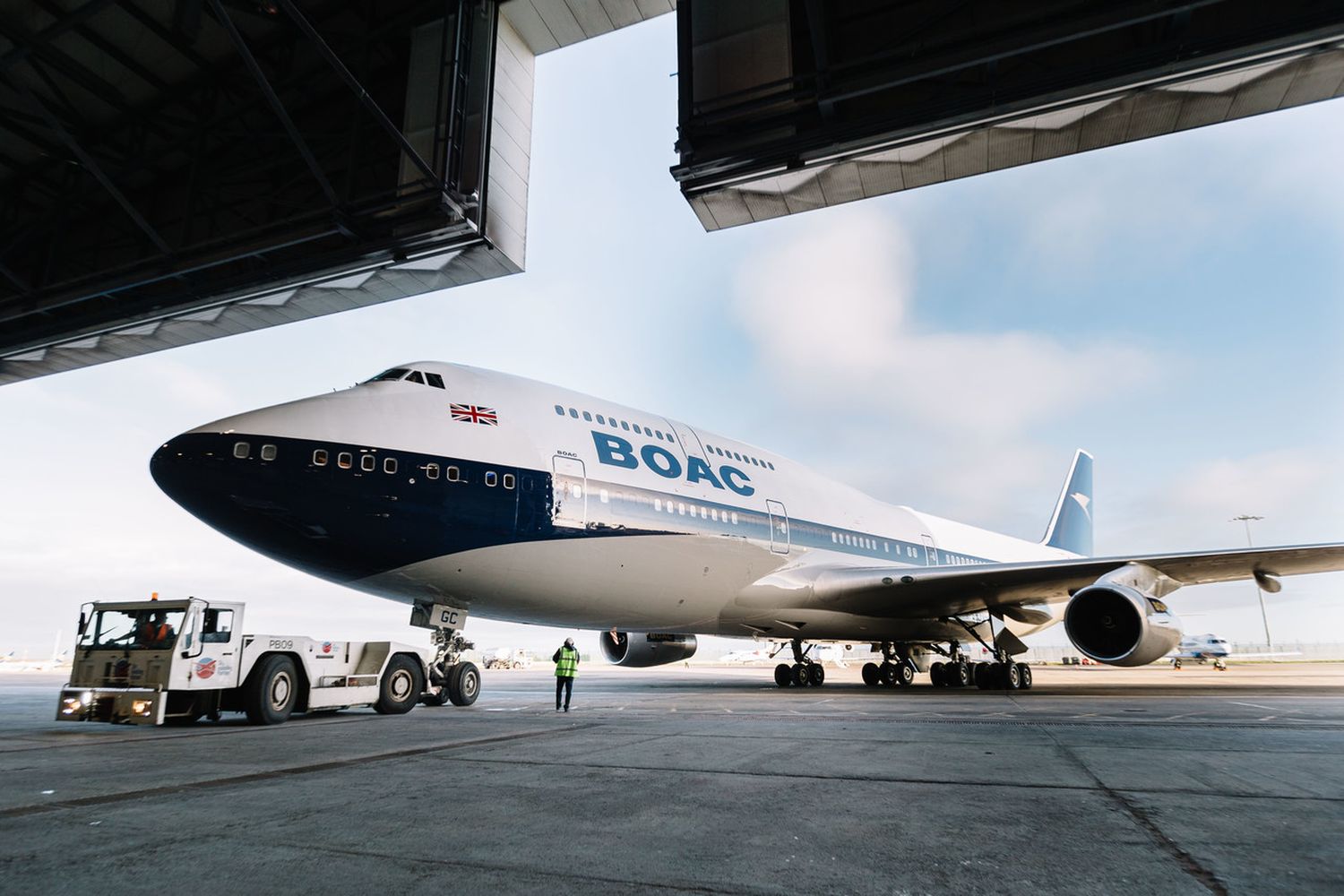 Triste: Un Boeing 747-400 de British Airways con livery retro inicia su proceso de desguace