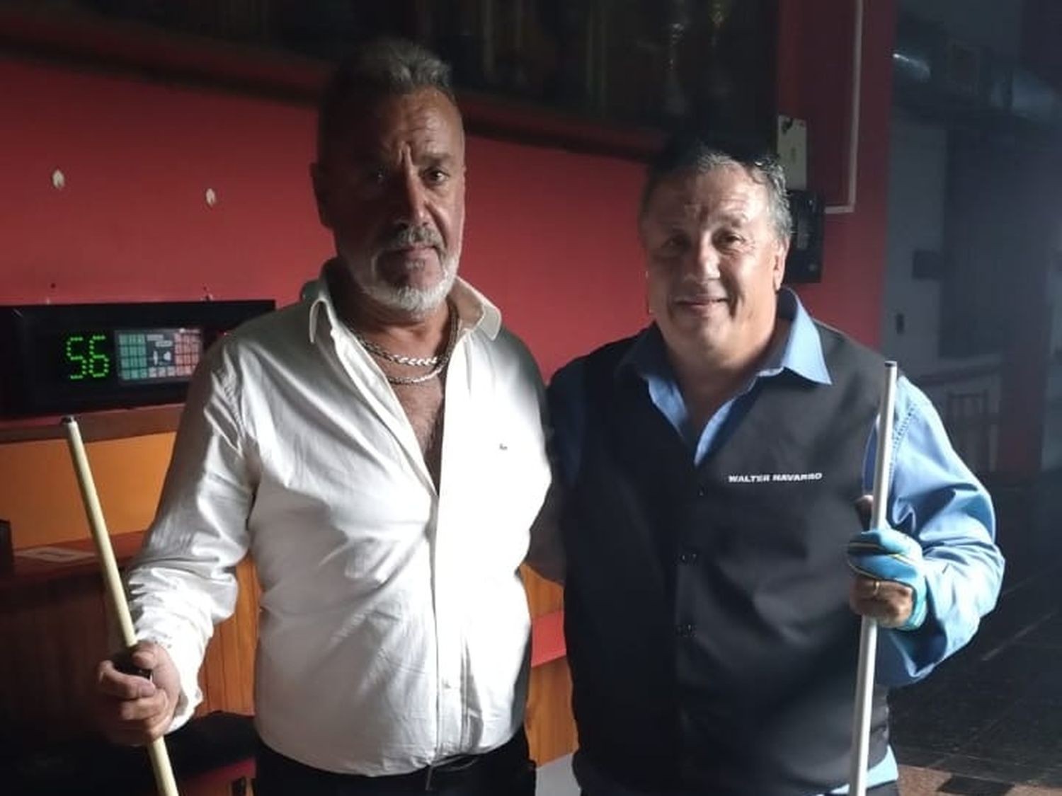 Walter Janices y Walter Navarro, campeón y subcampeón de primera categoría