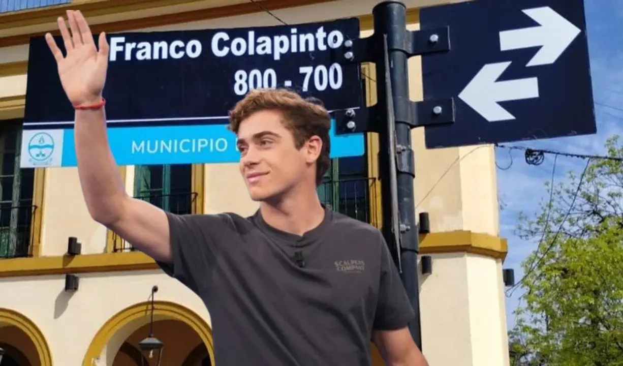 Calle Franco Colapinto: Un tributo a la promesa del automovilismo argentino