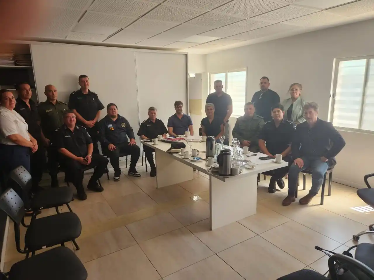 Personal municipal que trabajó de la capacitación.