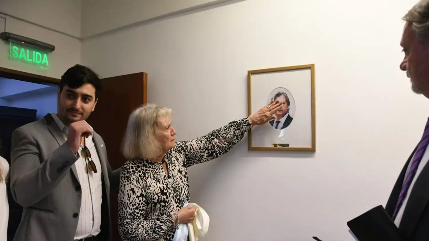 El homenaje en memoria del exjuez federal Pablo Montesi.