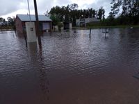 Las fuertes ráfagas de viento y las intensas lluvias generaron serios inconvenientes en Tandil y la zona