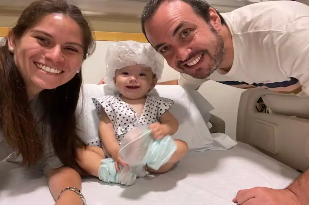 La pequeña fue diagnosticada con AME