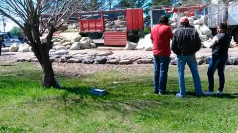 Secuestran varias toneladas de marihuana en la Ruta 127