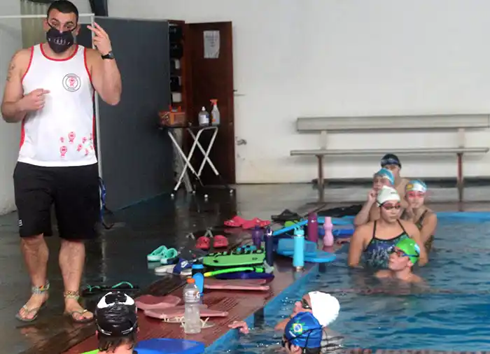 Vuelta a los entrenamientos de natación