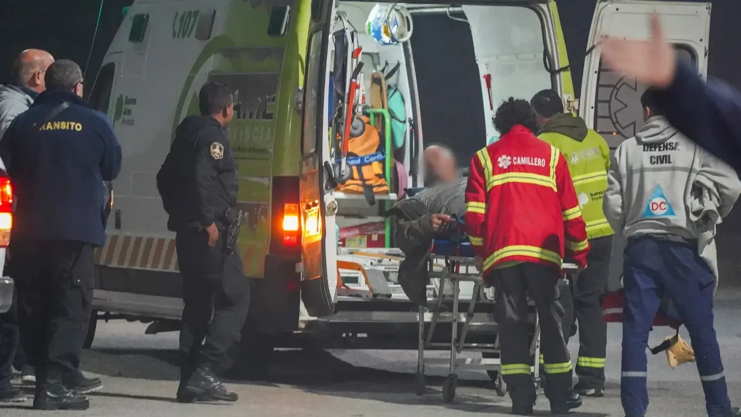 Tras ser asistido. En el lugar del accidente, el conductor de la moto es derivado al Hospital Municipal
