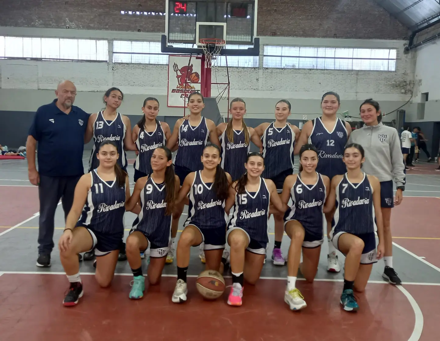 La U17 de Rivadavia, que estará presente en el PreFederal