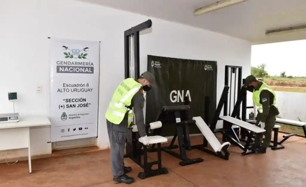 Misiones: escondían marihuana adentro de máquinas para hacer ejercicio