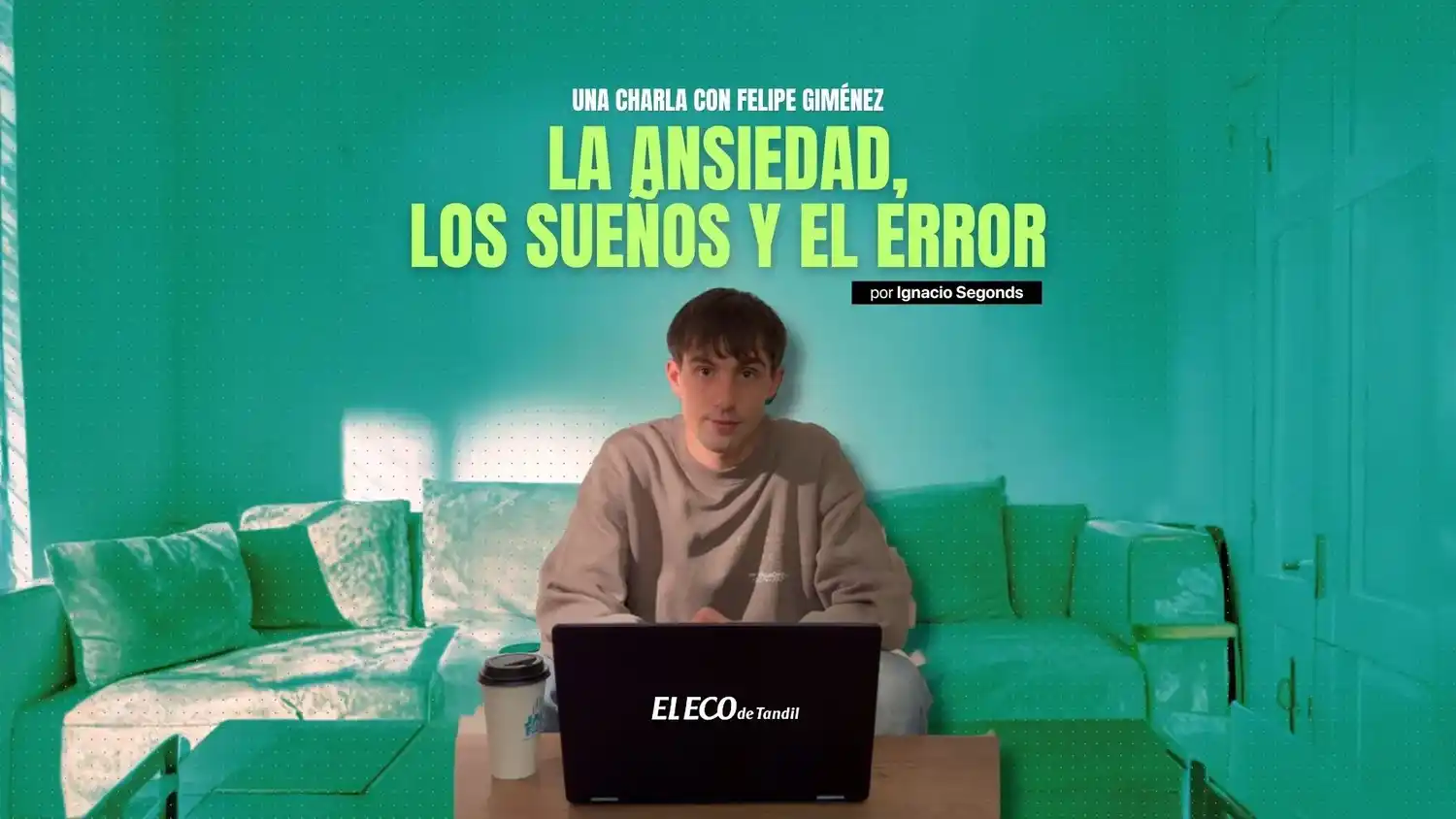 El cruce entre el arte y la vida cotidiana. Platos, pequeñas esculturas y delantales intervenidos habitan las frondosas mesas de trabajo de Felipe. Una muestra de cómo el arte abandona el formato tradicional para transformarse, en sus propias palabras, en un verdadero «bálsamo sanador».