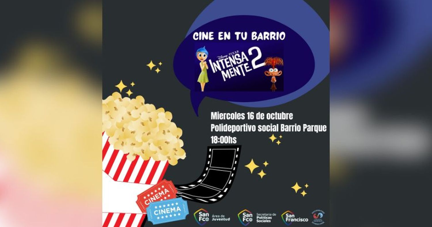 La iniciativa forma parte del programa “Cine en tu Barrio”