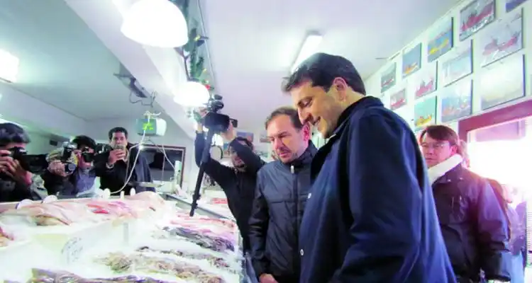 A Massa le gusta el pescado sampedrino