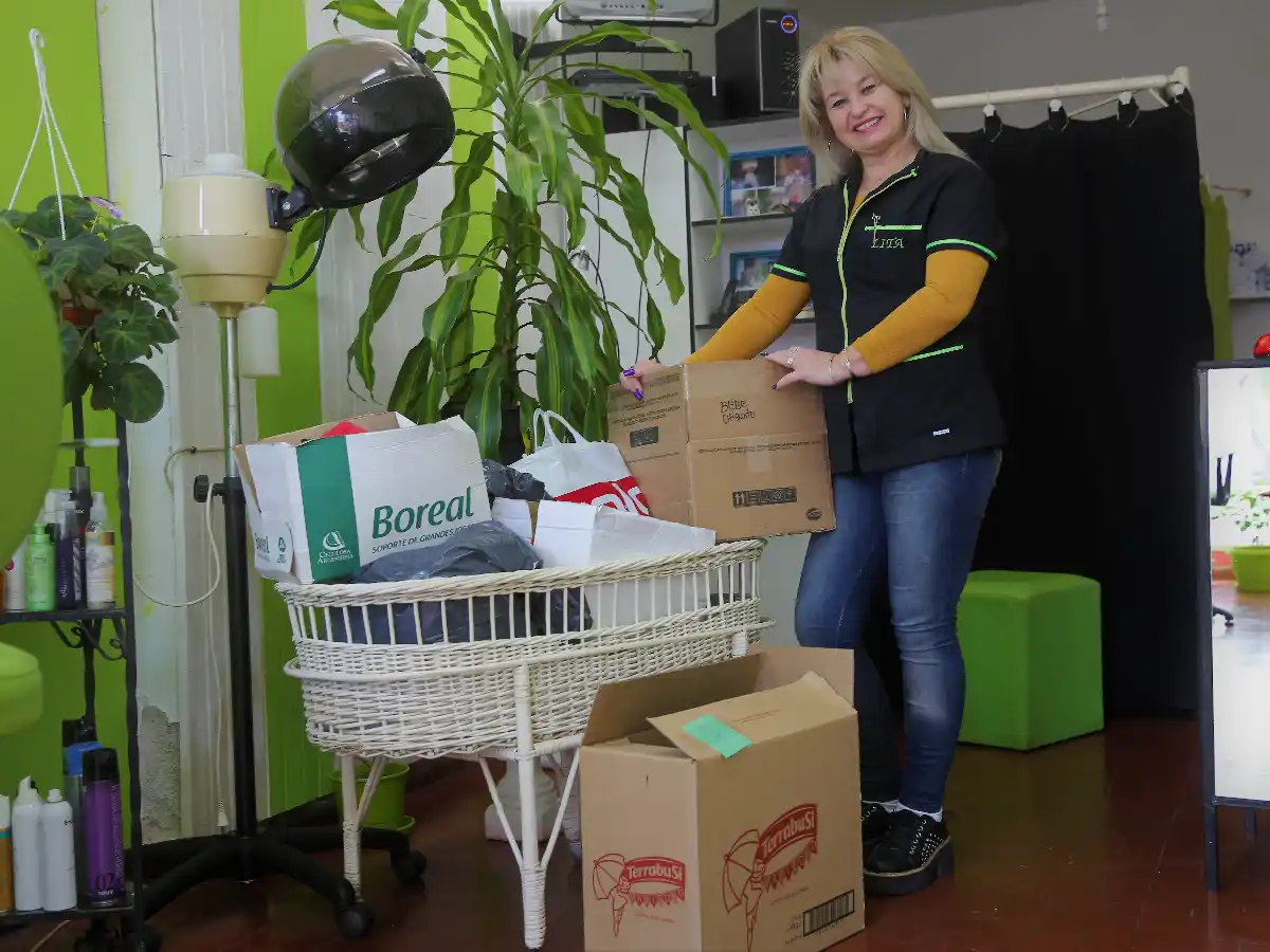 En la peluquería de Lita Depetris, la oportunidad de ayudar 