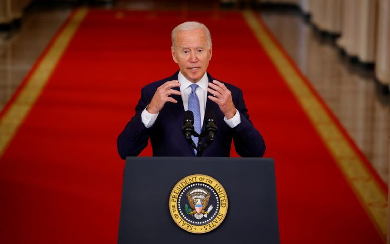 Biden se defendió de los cuestionamientos que generaron sus acciones en Afganistán
