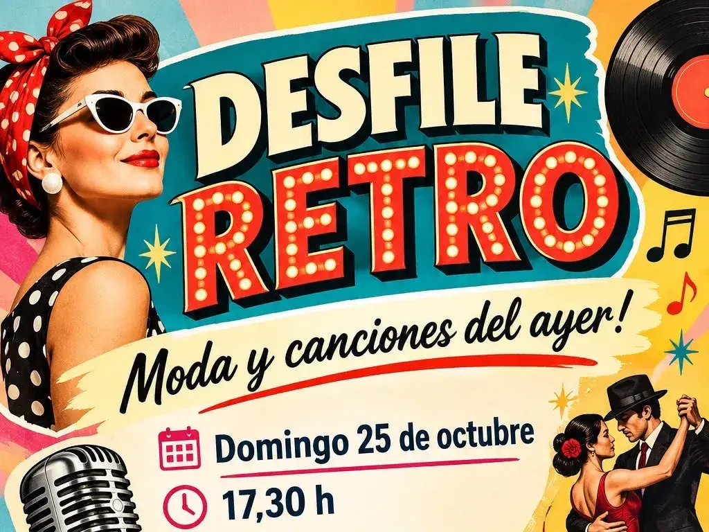 El domingo 25 de octubre se realizará el Desfile Retro