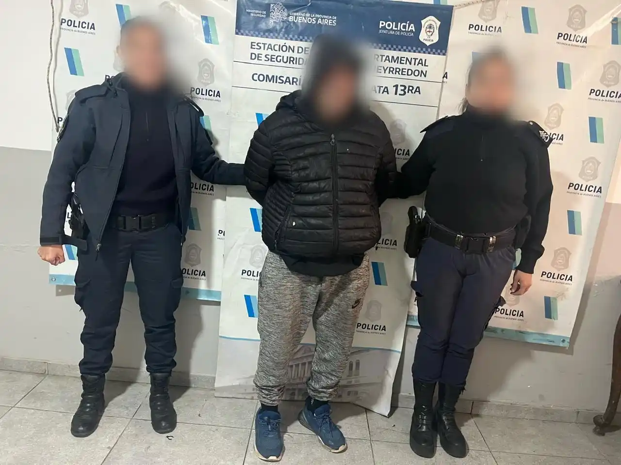 El sujeto fue aprehendido por los uniformados, pero la fiscal no adoptó medida restrictiva contra su libertad.