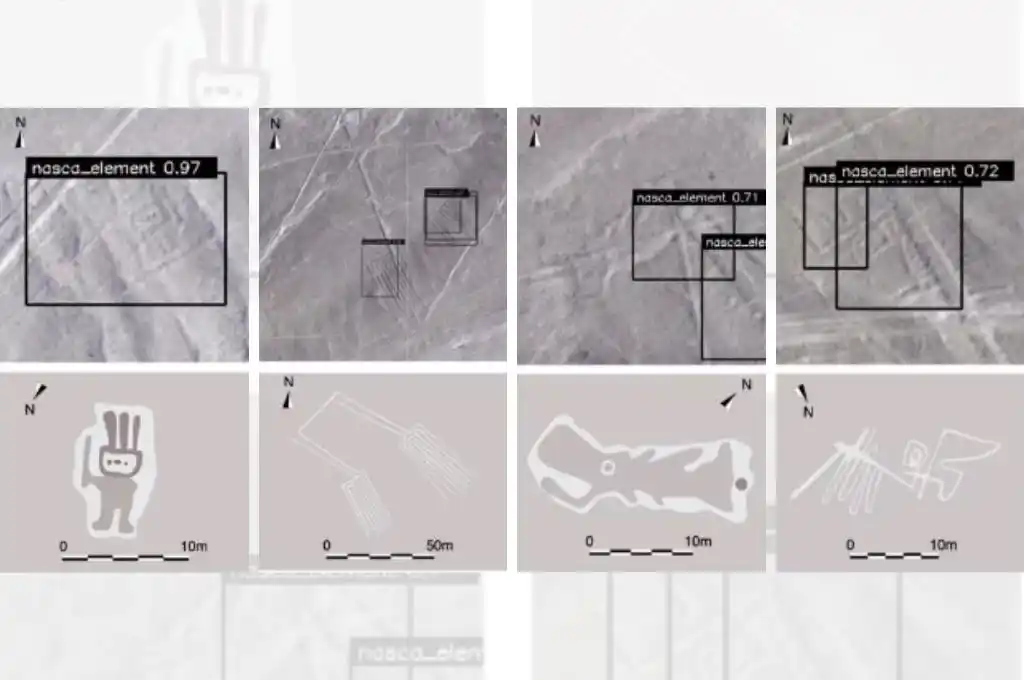 Arqueólogos japoneses descubrieron cuatro nuevos geoglifos entre las líneas de Nazca