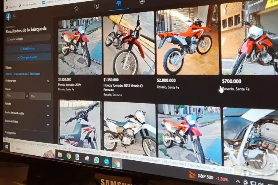 Condenaron a parte de una banda que ofrecía motos en Facebook y robaban a interesados