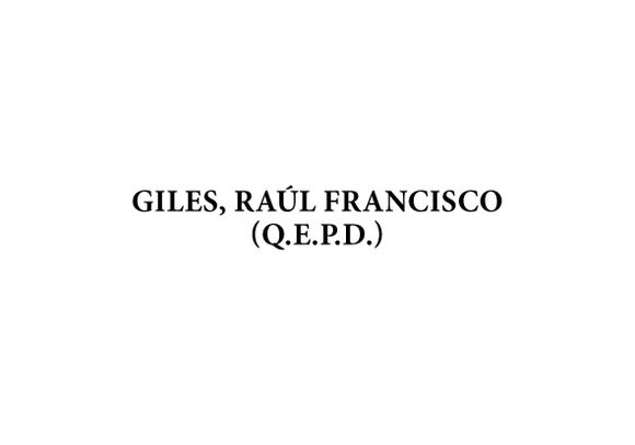 El Colegio de Martilleros y Corredores Públicos del departamento judicial de  San Nicolás despide a Raúl Giles