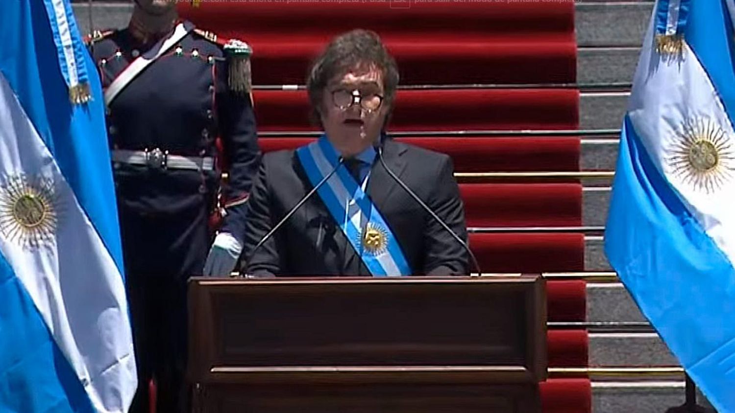 Milei asumió como Presidente: "No hay alternativa posible al ajuste y a shock"