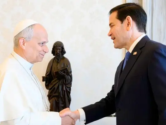 El Papa León XIV se reunió con Marco Rubio en medio de las tensiones con Donald Trump