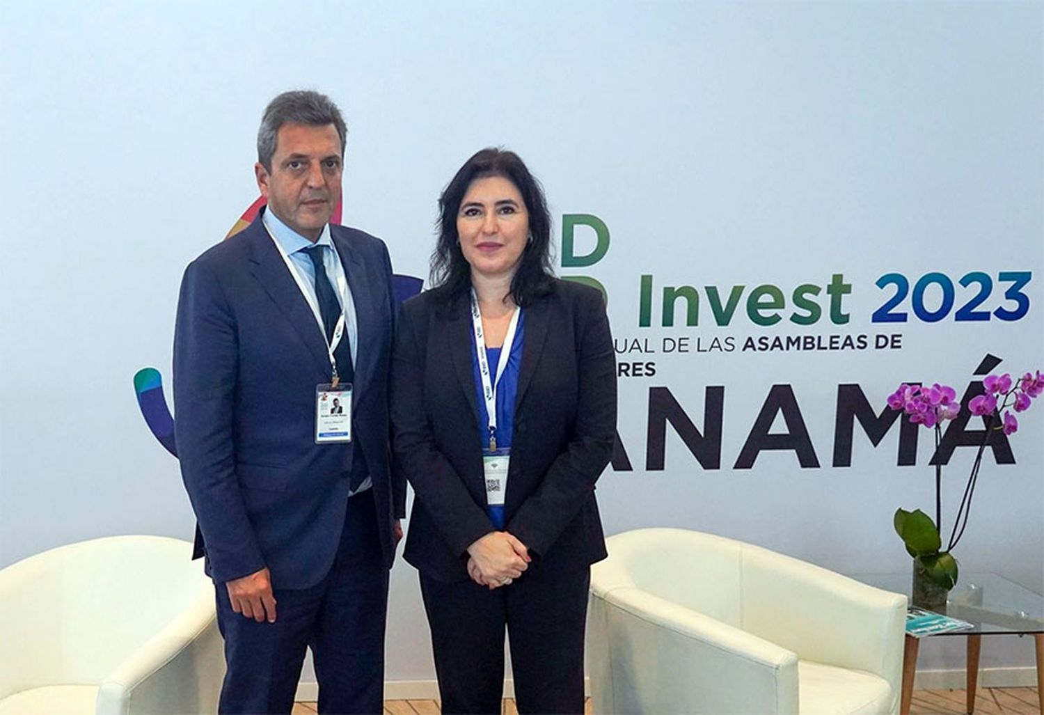 Sergio Massa se reunió en Panamá con el Asesor Especial para las Américas de Biden y con la ministra de Planificación de Lula