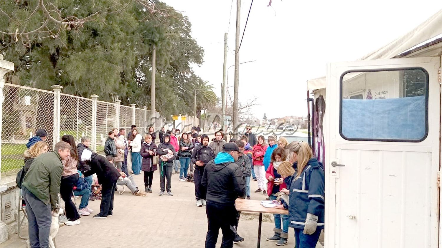 Intenso movimiento. Hubo ayer en el operativo