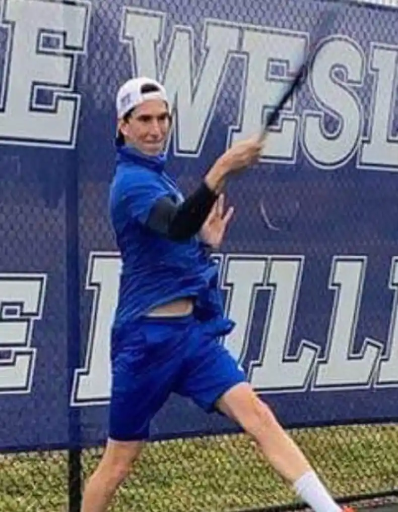 Germán Delcanto se destaca en el tenis universitario de Estados Unidos