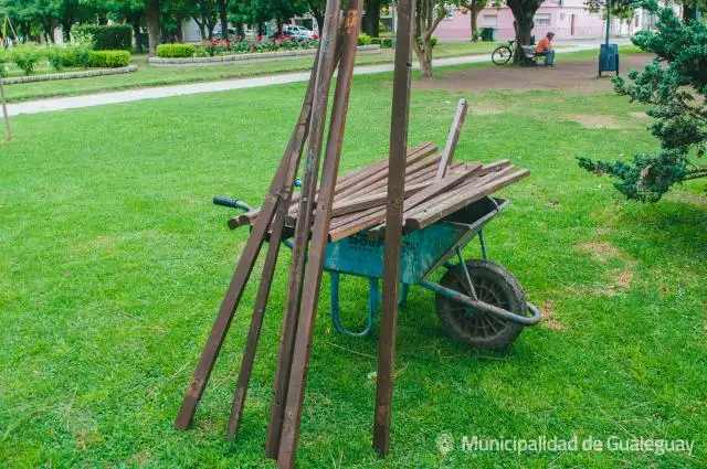 Destrozos en Plaza San Martín