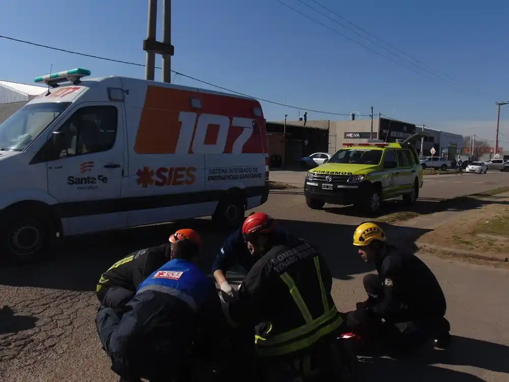 Servicios de emergencias atendieron a la víctima.
