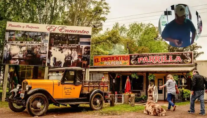 El estafador comió en el lugar y se fue en remis, luego de haber estafado a los dueños.