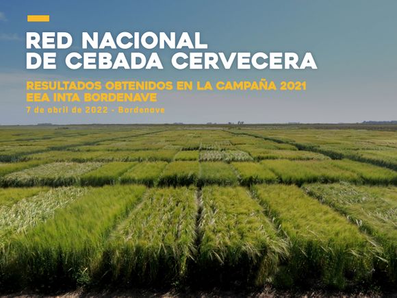 Red Nacional de Cebada Cervecera: resultados de la campaña 2021
