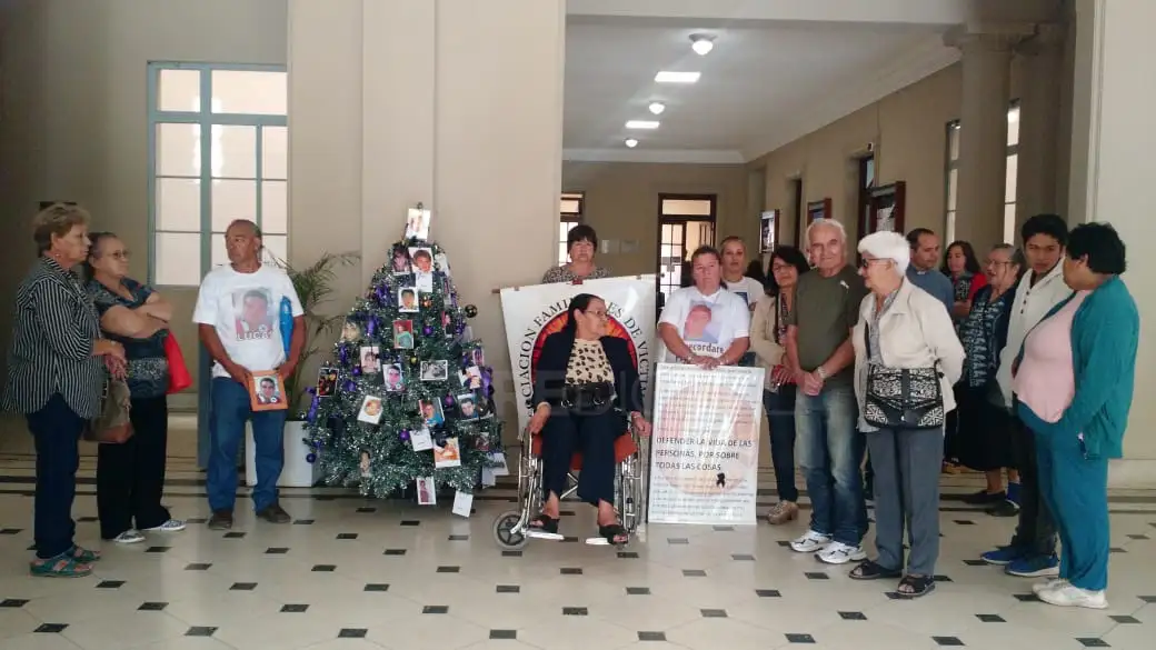 Armaron el árbol de la memoria en Tribunales