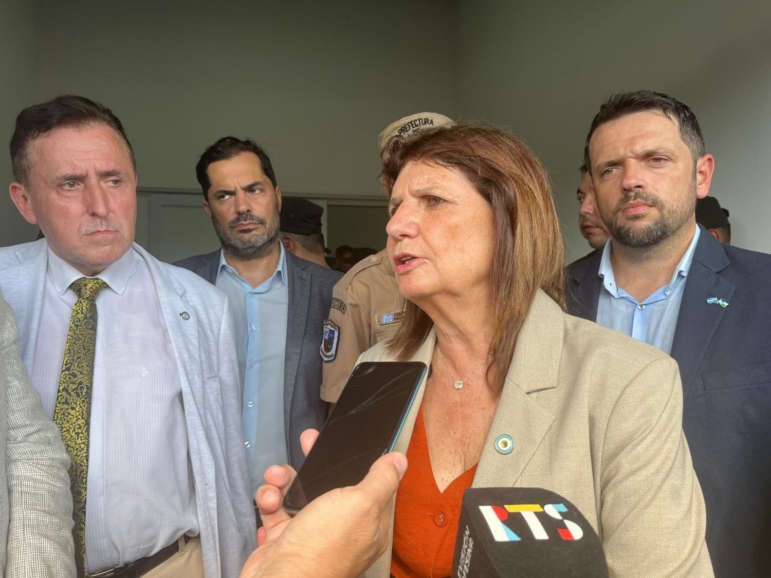 “Al la Ruta 11 la consideramos como tránsito de droga, por eso no la vamos a dejar nunca de controlar”, aseguró Bullrich