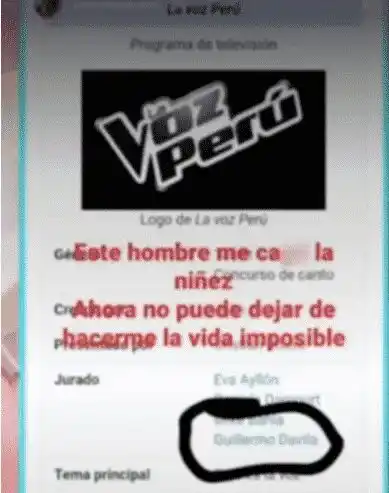 Captura de una de las historias del hijo peruano no reconocido de Guillermo Dávila que hizo el diario La República