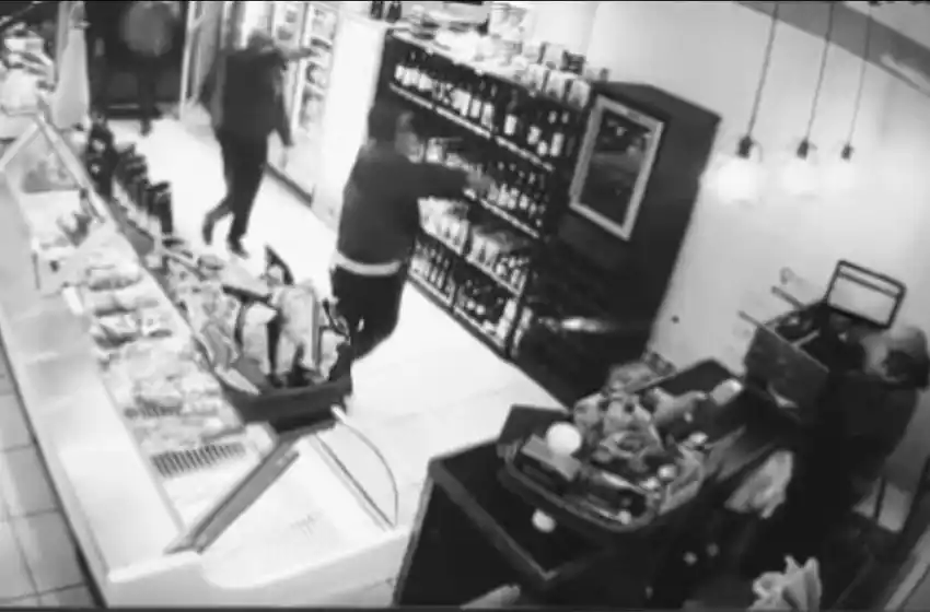 Así fue el robo de una carnicería de Mar del Plata