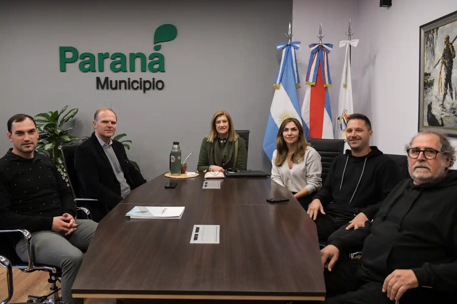 Paraná y Valle María trabajan en conjunto para fortalecer el desarrollo regional