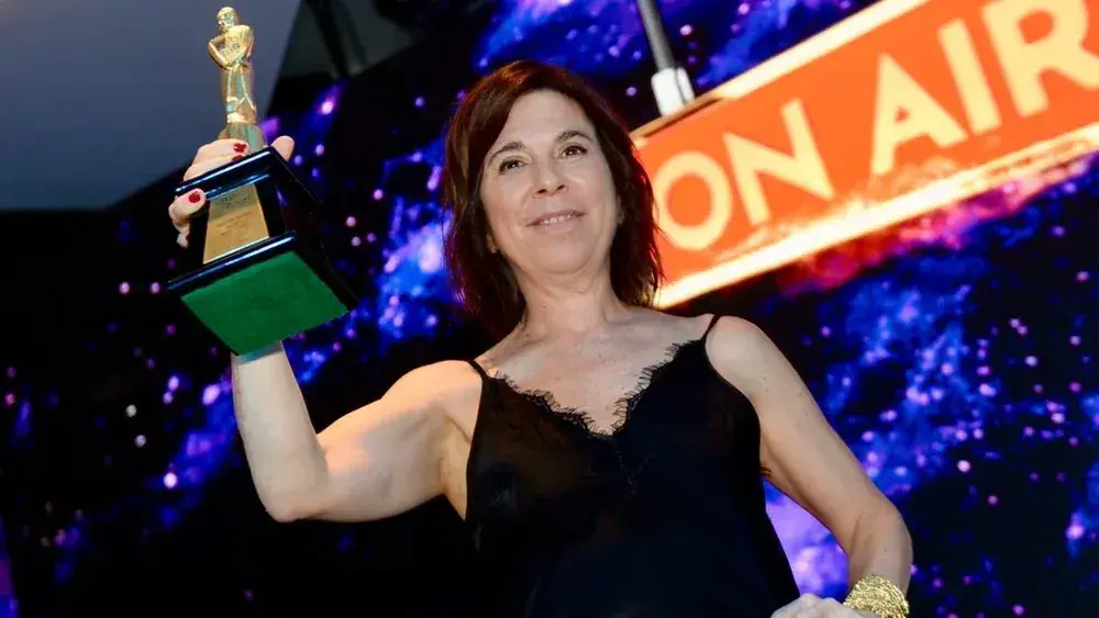 La periodista María O'Donnell fue distinguida con el Martín Fierro de Oro.