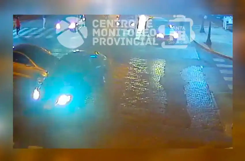 Video: nuevo choque en Oroño y Tucumán